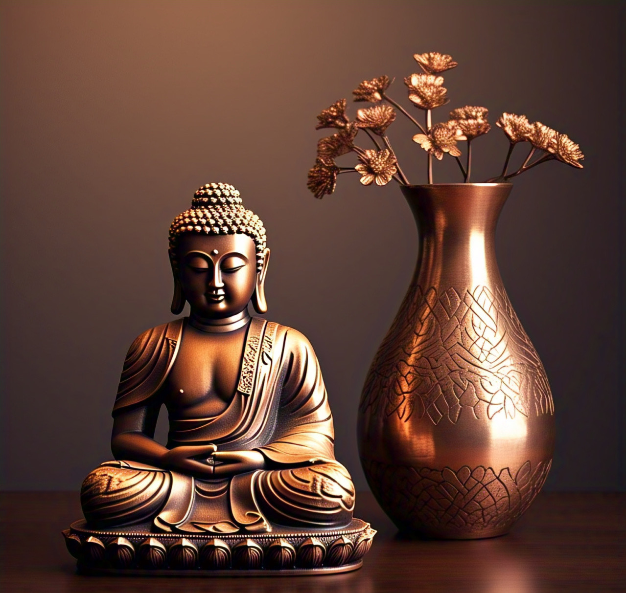 Buddha Copper Statue
