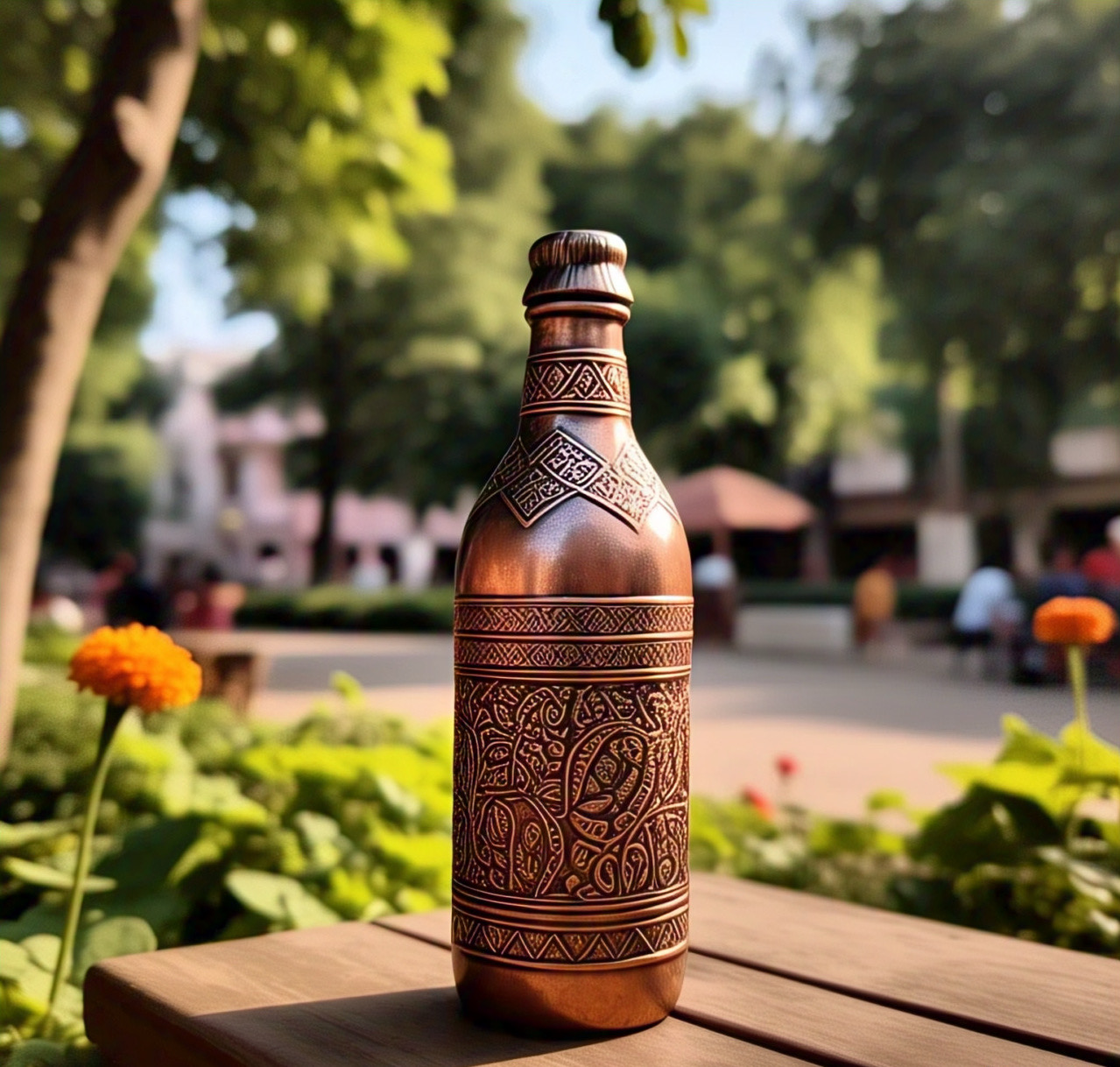 Printed Copper Bottle & Jug